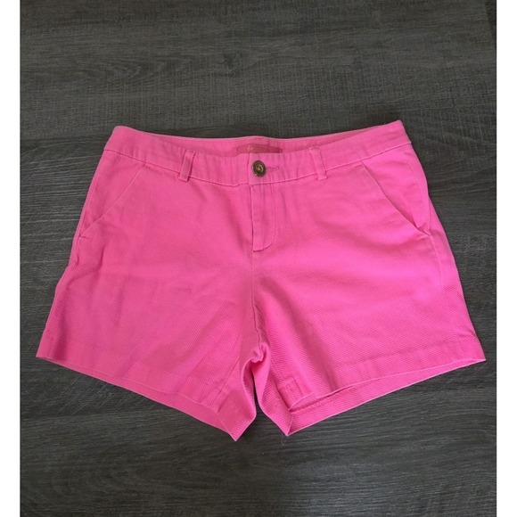 Lilly Pulitzer Pants - Lilly‎ Pulitzer Chino Shorts Women's 4 Pink Mid Rise Pockets 4" Inseam